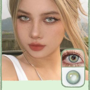 Eyemi Wild DNA Green Colored Contact Lenses