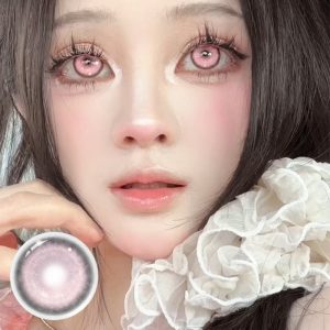 Eyemi Cyber Pink Prescription Cosplay Colored Contact Lenses