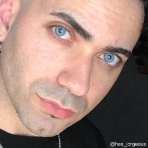 Eyemi Unspoken Mirage Blue Prescription Men Colored Contact Lenses