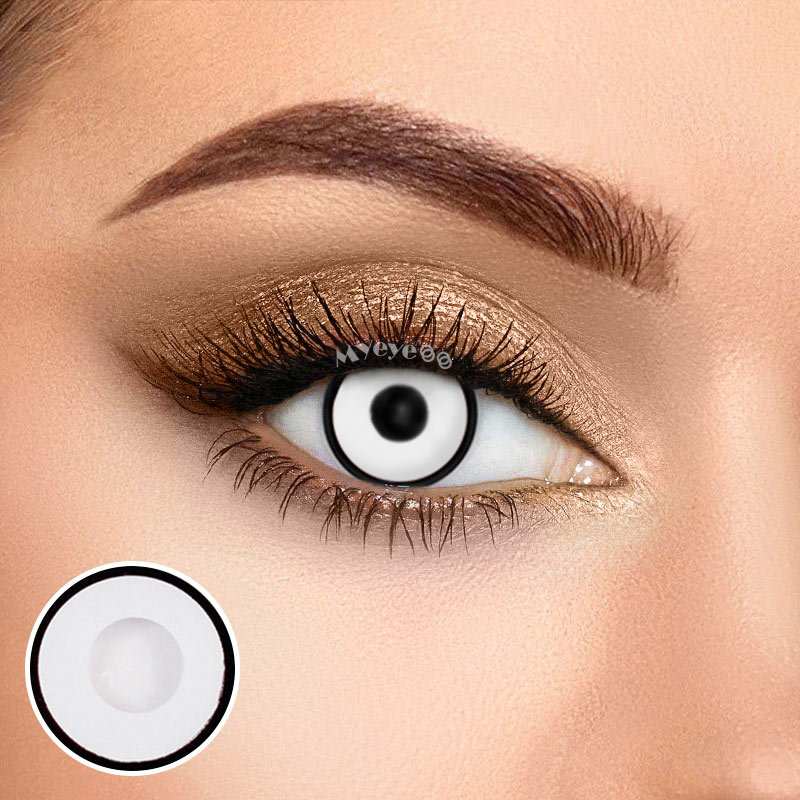 Coloredeye White Manson Prescription Cosplay Colored Contact Lenses