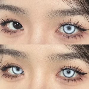 Eyemi Cyber Grey Prescription Cosplay Colored Contact Lenses