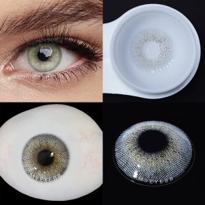 Eyemi Ocean Cyan-Grey Prescription Colored Contact Lenses