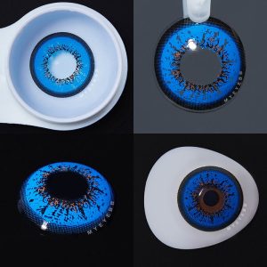 Eyemi Blue Prescription Cosplay Colored Contact Lenses