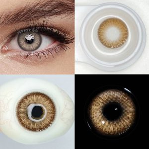 Eyemi Y2K Boho Brown Prescription Colored Contact Lenses