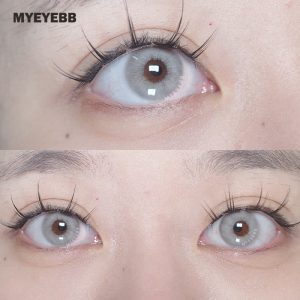 Eyemi Rome Times Grey Prescription Colored Contact Lenses