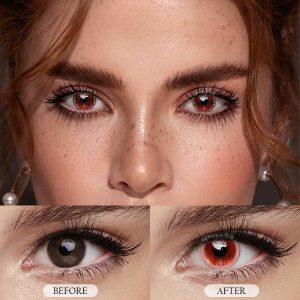 Eyemi Infernal Vow Red Cosplay Colored Contact Lenses丨1 Day
