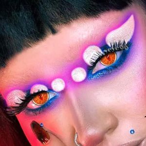 Coloredeye Blind Kibutsuji Muzan Cosplay Colored Contact Lenses