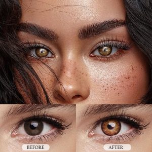 Eyemi Wild Nature Vika Orange Brown Colored Contact Lenses