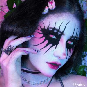 Eyemi Blind Cloud Rim Pink Prescription Cosplay Colored Contact Lenses