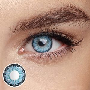 Eyemi Wild Nature Blue Prescription Colored Contact Lenses