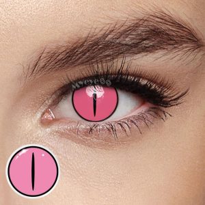 Eyemi Blind Kamado Nezuko Rose Cosplay Colored Contact Lenses