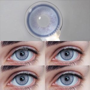 Eyemi Genshin Moon Blue Prescription Men Colored Contact Lenses
