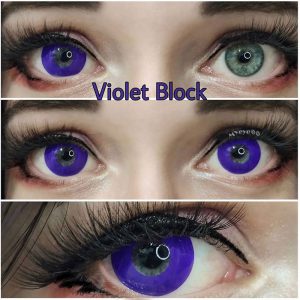 Coloredeye Violet Block Cosplay Colored Contact Lenses