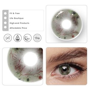 Eyemi Rotten Soul Green Cosplay Colored Contact Lenses丨1 Day