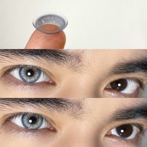 Eyemi Icy Cosmos Violet Grey Colored Contact Lenses | 1 Month