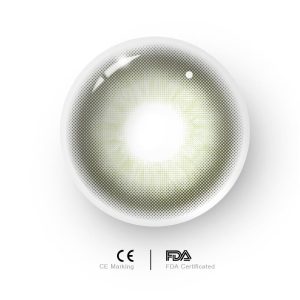 Eyemi Unspoken Mirage Olive Green Prescription Colored Contact Lenses