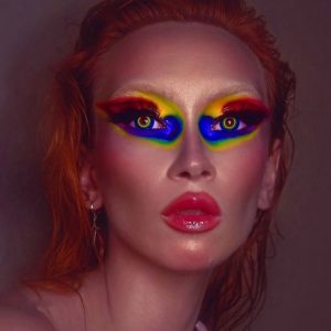 Eyemi Circle Rainbow Prescription Cosplay Colored Contact Lenses