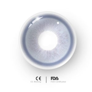 Eyemi Genshin Moon Blue Prescription Men Colored Contact Lenses