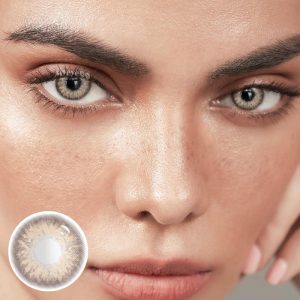 Eyemi Rime Brown Prescription Colored Contact Lenses