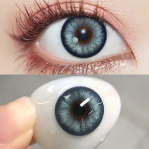 Eyemi Pearlescent Blue Prescription Colored Contact Lenses