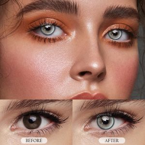 Eyemi Viva Blue Prescription Colored Contact Lenses