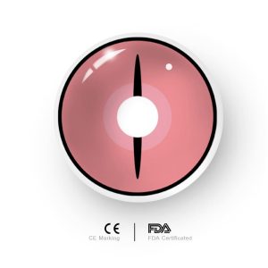 Eyemi Blind Kamado Nezuko Ghost Prescription Cosplay Colored Contact Lenses