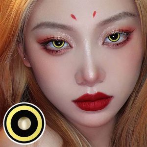 Eyemi Nebulos Yellow Cosplay Colored Contact Lenses
