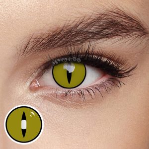Eyemi Maru Green Cat Eye Cosplay Colored Contact Lenses