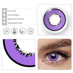 Eyemi Elements Violet Prescription Cosplay Colored Contact Lenses