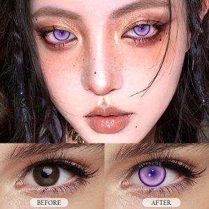 Eyemi Kochou Shinobu Violet Prescription Cosplay Colored Contact Lenses