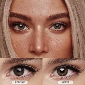 Eyemi Misty Orange Brown Prescrition Colored Contact Lenses | 6 Months