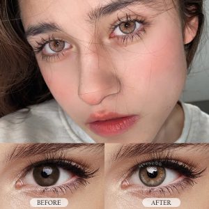 Eyemi Tyrande Brown Prescription Colored Contact Lenses