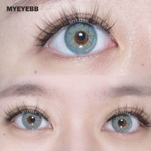 Eyemi Russian Girl Blue Prescription Colored Contact Lenses