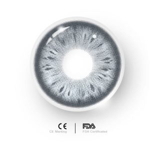 Eyemi Cocoa Blue Prescription Men Colored Contact Lenses