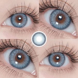 Eyemi Y2K Boho Blue Prescription Colored Contact Lenses
