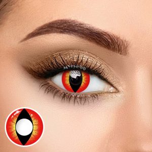 Coloredeye Cat Eye Reddish Brown Cosplay Colored Contact Lenses