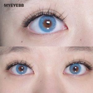 Eyemi Queen Blue Prescription Colored Contact Lenses