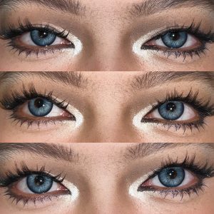 Eyemi Barbie Taylor Blue Prescription Men Colored Contact Lenses