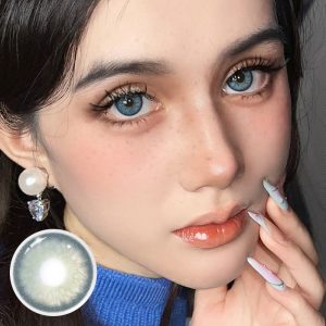 Eyemi Tyrande Blue Prescription Colored Contact Lenses