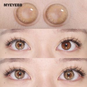 Eyemi DNA II Brown Prescription Colored Contact Lenses