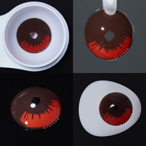 Coloredeye Blind Kamado Tanjirou Prescription Cosplay Colored Contact Lenses