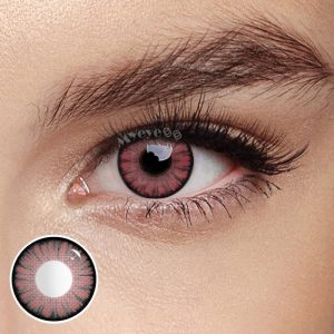 Eyemi Miracle Times Red Prescription Cosplay Colored Contact Lenses