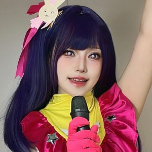 Coloredeye Blind Ruby Hoshino Purple Cosplay Colored Contact Lenses