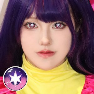 Coloredeye Blind Ruby Hoshino Purple Cosplay Colored Contact Lenses