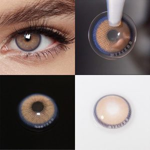 Eyemi Neala Brown Prescription Men Colored Contact Lenses
