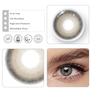 Eyemi Aoki Grey Colored Contact Lenses