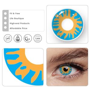 Eyemi Van Gogh Bloom Prescription Cosplay Colored Contact Lenses