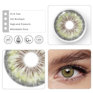 Eyemi Halo Iris Green Colored Contact Lenses