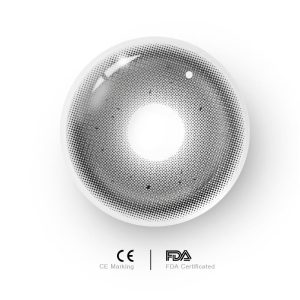 Eyemi Dusty Grey Colored Contact Lenses | 6 Months