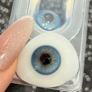 Eyemi Moss Blue Colored Contact Lenses丨1 Day